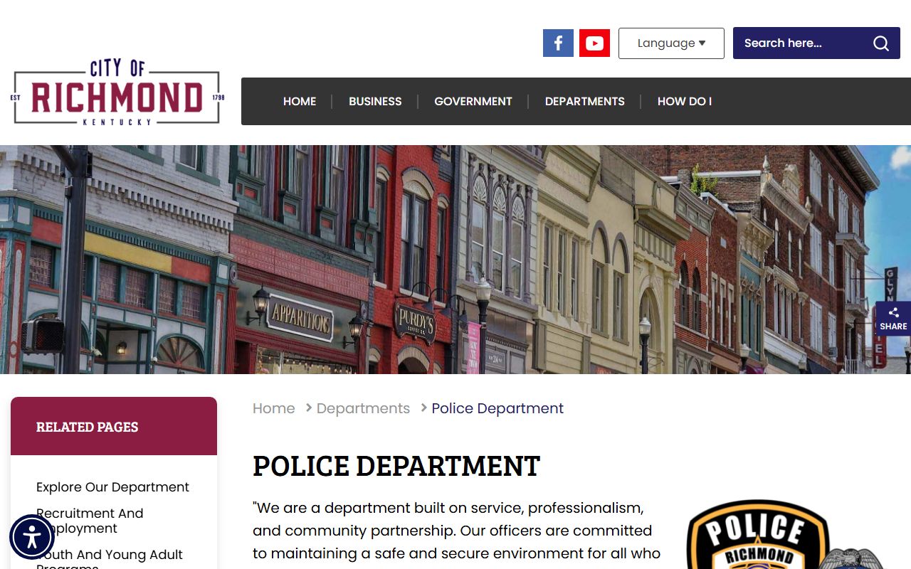 Madison County arrest records Richmond Police Department source