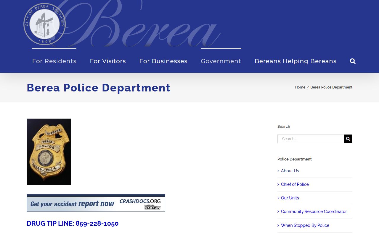 Madison County arrest records Berea Police records source