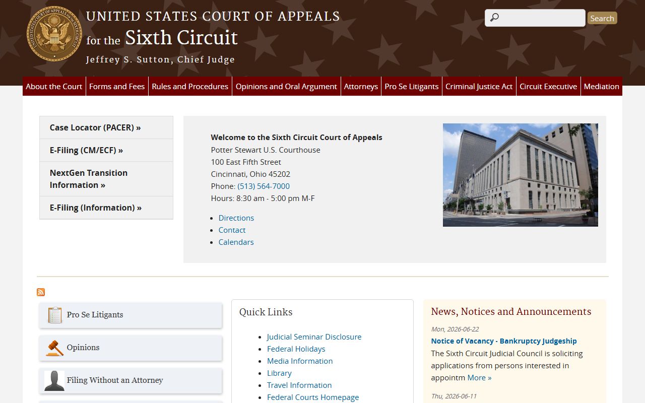 Madison County Circuit Court records and Sixth Circuit appeals