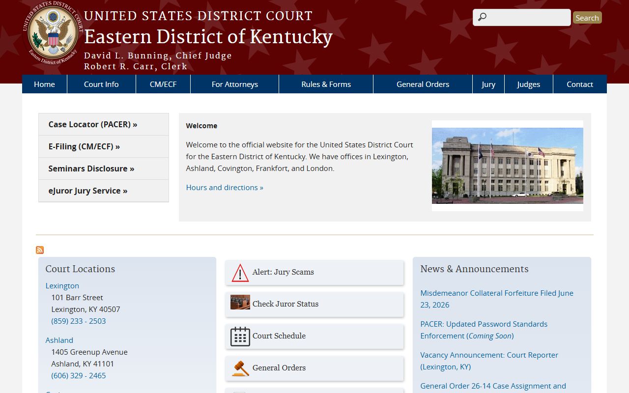 Madison County Circuit Court records and federal district court access