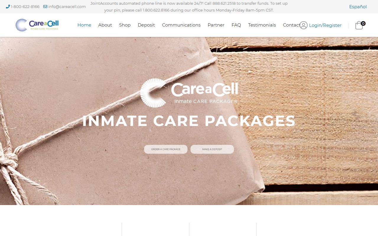 Madison County inmate records CareACell commissary provider source